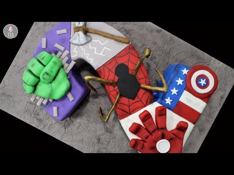 Avengers Infinity Wars Superhero Number Cake Tutorial! | Collab with Storytale Cakes