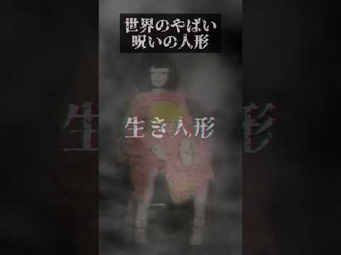 この5体の呪いの人形、どれが一番ヤバい? #Shorts #オカルト #怖い話 #呪いの人形キクコ #怪現象 #都市伝説