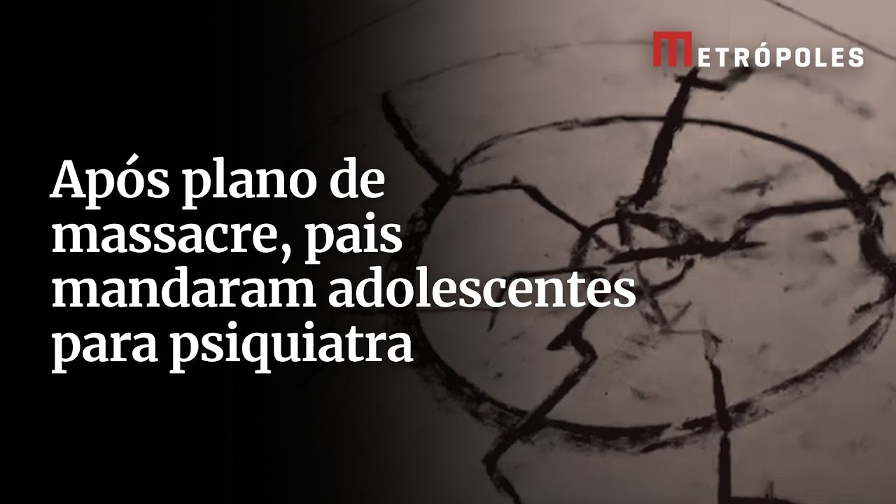 Após plano de massacre pais mandaram adolescentes para psiquiatra