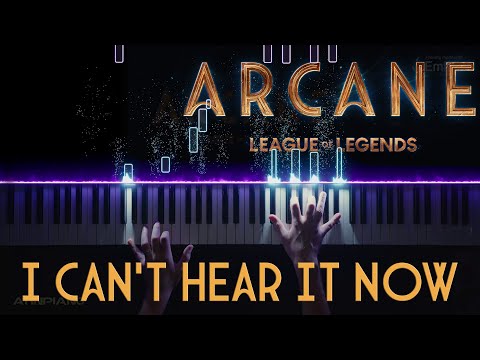 Arcane (League of Legends) - "I Can't Hear It Now" by Freya Ridings (Piano Cover)