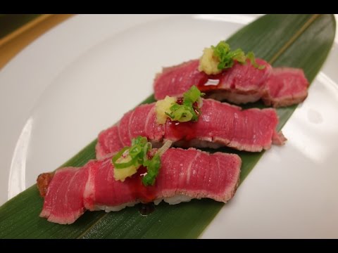 Fillet Mignon Nigiri Sushi - How To Make Sushi Series - UCbULqc7U1mCHiVSCIkwEpxw