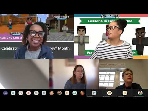 Minecraft EDU International Women's Day Lesson Jam