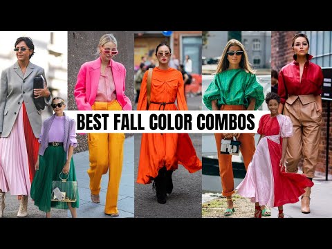 Video: NEW Fall Color Combos To Elevate Your Outfits | 2021 Fashion Trends