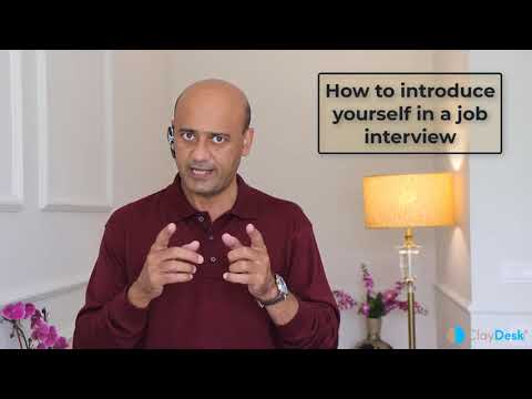 HOW to INTRODUCE YOURSELF in JOB INTERVIEW – Great First Impression