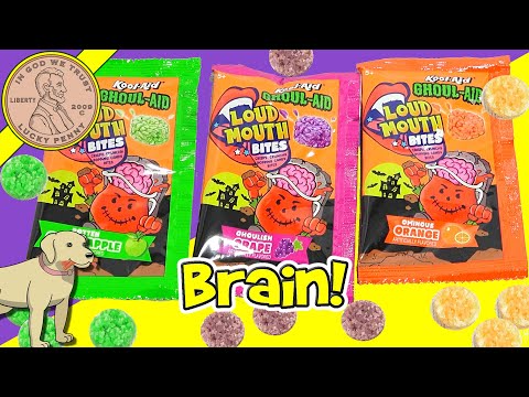 Loud Mouth Bites Popping Candy - Kool-Aid Ghoul-Aid 3 Flavors