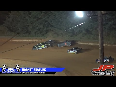 Hornet Feature - Carolina Speedway 7/18/25 - dirt track racing video image