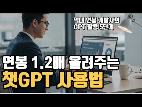 상위1% AI고수가 알려주는 챗GPT 활용법 5단계