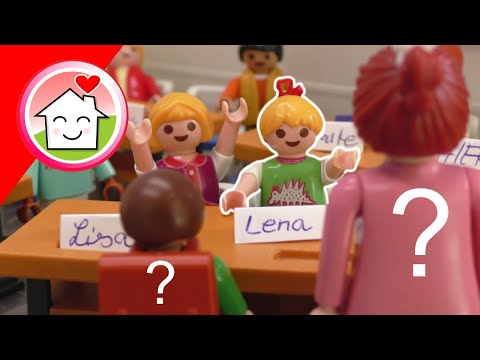 Playmobil Familie Hauser - Schulanfang mit Überraschungen - Geschichte mit Lena