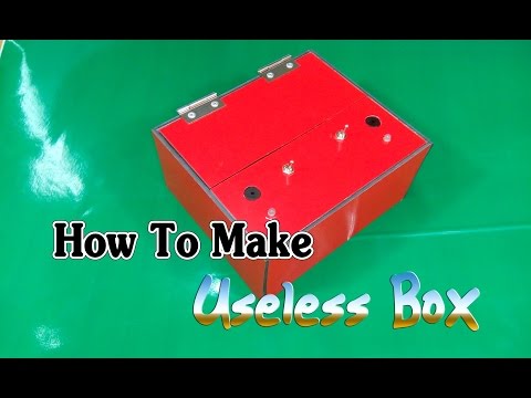 [Tutorial] How to make useless box machine - UCFwdmgEXDNlEX8AzDYWXQEg