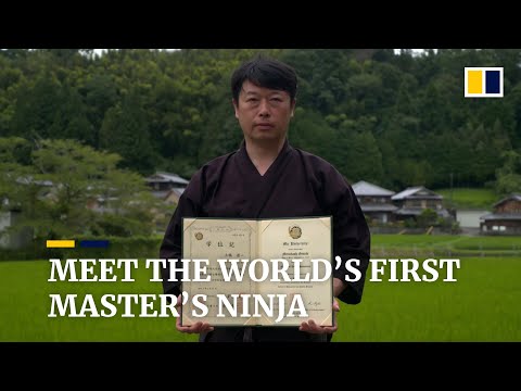 Meet the Japanese man who holds the world’s first master’s degree in ninja studies