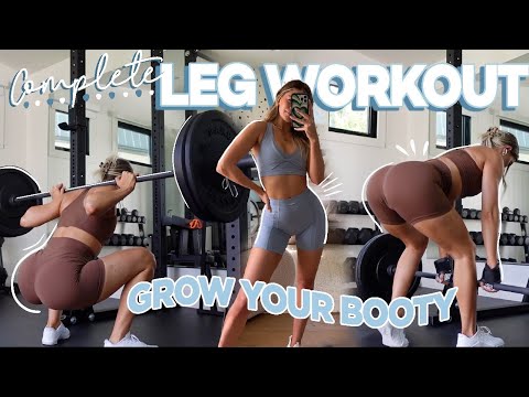 BOOTY GROWING AND QUAD DEMOLISHING | Full Leg Workout Explained