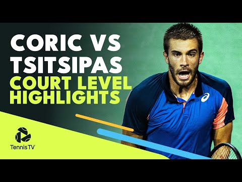 Stefanos Tsitsipas vs Borna Coric: Court Level Highlights | Cincinnati 2022 Final