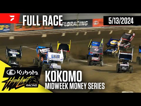 FULL RACE: Kubota High Limit Racing at Kokomo Speedway 5/13/2024 - dirt track racing video image