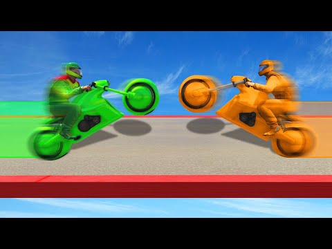 INTENSE 500MPH TRON BIKE BATTLE! (GTA 5 Funny Moments) - UC0DZmkupLYwc0yDsfocLh0A