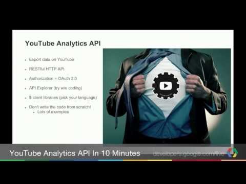 YouTube Analytics API in ~10 minutes - UC_x5XG1OV2P6uZZ5FSM9Ttw