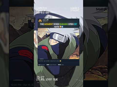 BRO OPEN THE FIRST GATE 🗿