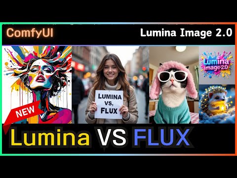 ☝️ Lumina Image 2.0 과 FLUX 를 비교해 봅니다. #flux #comfyui #gguf
