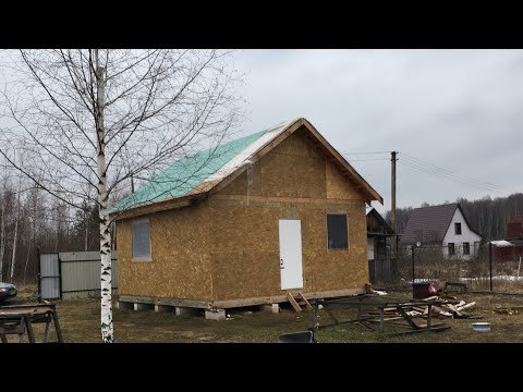 Как перезимовал мой каркасный дом.