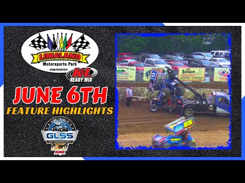 GLSS Limaland Feature Highlights 6/7/2025 - dirt track racing video image