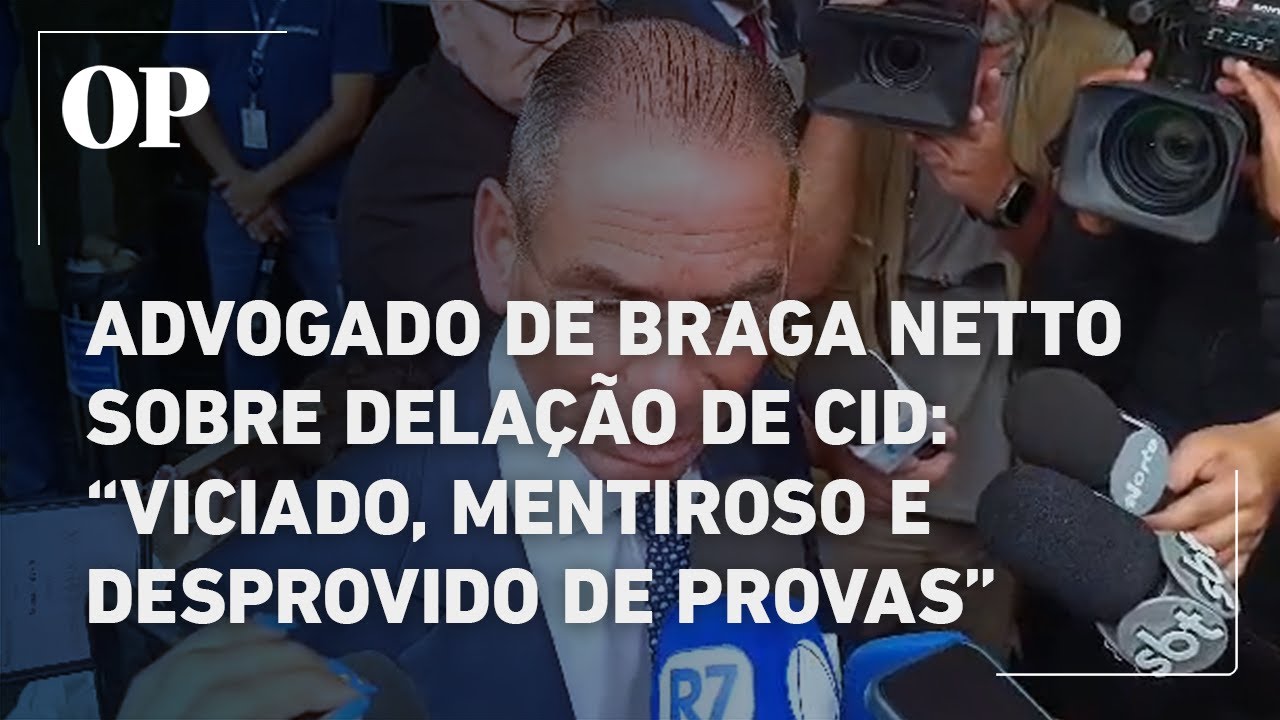 Defesa de Braga Netto diz que acordo de delação de Cid é viciado mentiroso e desprovido de provas