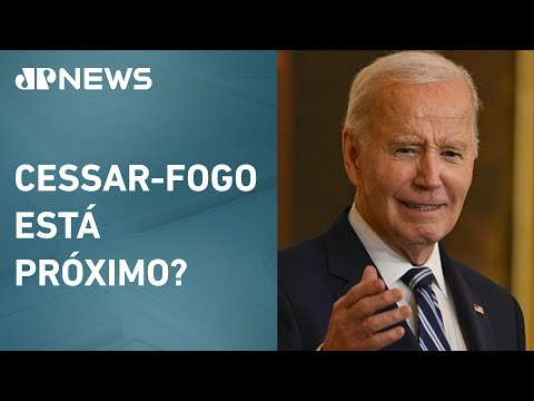 Biden afirma estar “a um ponto” de alcançar acordo entre Israel e Hamas em Gaza