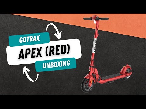 GOTRAX Apex (Red) Unboxing