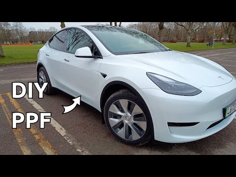 DIY PPF on a Tesla Model Y. First time installing PPF. Worth trying to save £££££s.