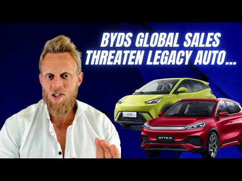 BYD was the 5th best selling car brand worldwide in July (nearly 3rd!)