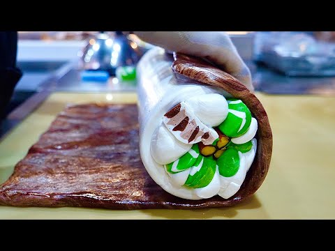 볼수록 신기한 코코넛 야자수 수제사탕 만들기 / Handmade candy master's palm tree candy making - Thai street food