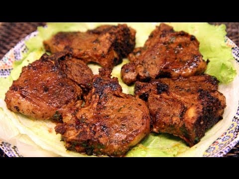 Moroccan Grilled Lamb Chops Recipe - CookingWithAlia - Episode 212 - UCB8yzUOYzM30kGjwc97_Fvw