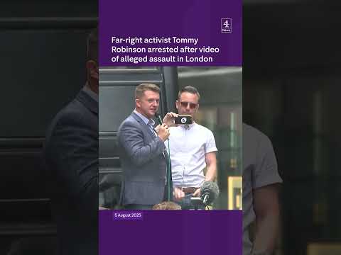 Tommy Robinson arreted over alleged assault