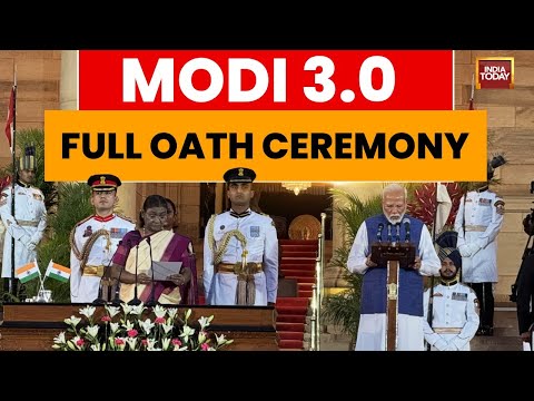 Star Studded Modi Oath Ceremony | Modi Takes Oath As Prime Minister | PM Modi 3.O Swearing In