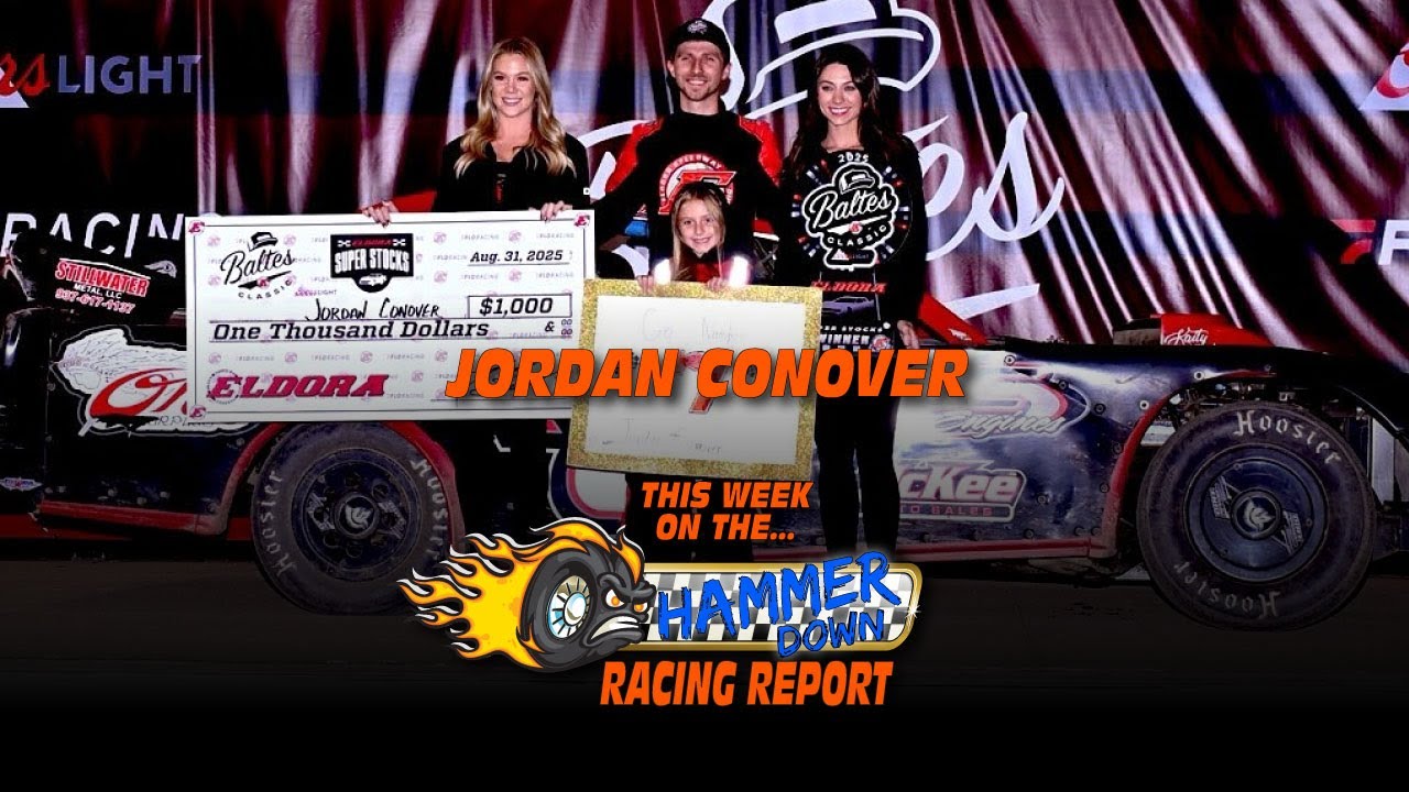 Jordan Conover won the Baltes Classic Super Stock feature Sunday night at Eldora Speedway. We catch up with Jordan and his Nightmare Chassis. Plus all the latest racing news and results!