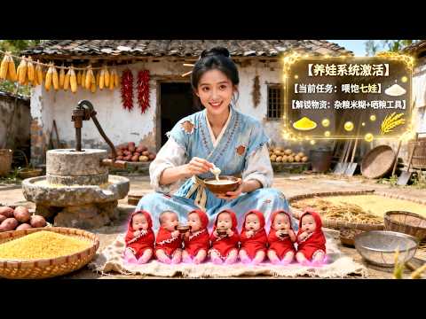 剛生七胞胎女兒就被惡婆婆丟去破草屋！幸好覺醒養娃系統，餵娃解鎖物資，倒賣賺錢成首富，女兒們被權貴瘋搶，自己還曝出郡主真身！
