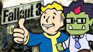Fallout 3: We've cornered our deadbeat dad, get the bad dragon