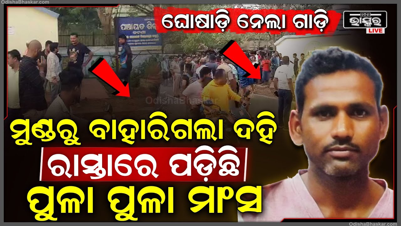 ରାସ୍ତା ସାରା ପଡିଛି ପୁଳା ପୁଳା ମାଂସ...ଚୁନା ହେଲା ଖପୁରୀ, ବାହାରିଗଲା ଦହି