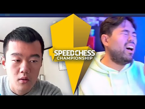 Ding Liren Dominates Hikaru Nakamura in This 1 Minute Chess Game | SCC 2021