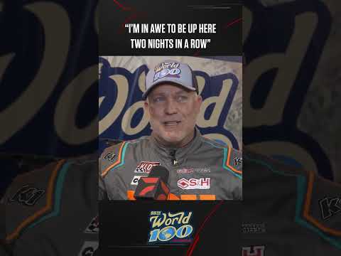 🥲 &quot;Man, I'm just at a loss for words&quot; - Dale McDowell after winning another #World100 prelim feature - dirt track racing video image
