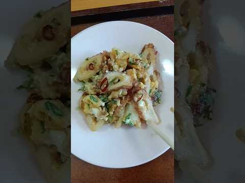 竹輪と玉子の炒め麺つゆ簡単調理