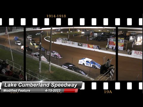 Lake Cumberland Speedway - Modified Feature - 4/15/2023 - dirt track racing video image