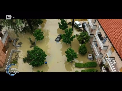 Solarolo, Ravenna, i danni dell'alluvione - Porta a porta 18/05/2023