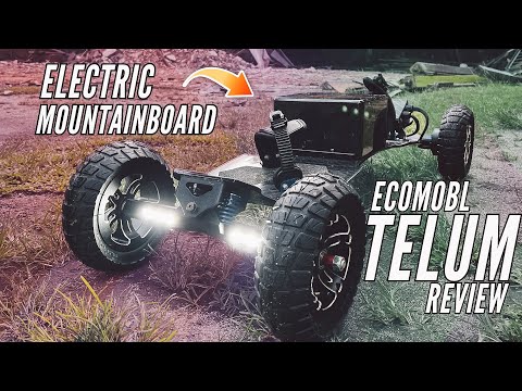 Ecomobl Telum Review - Powerful Electric Mountainboard with gear drives!