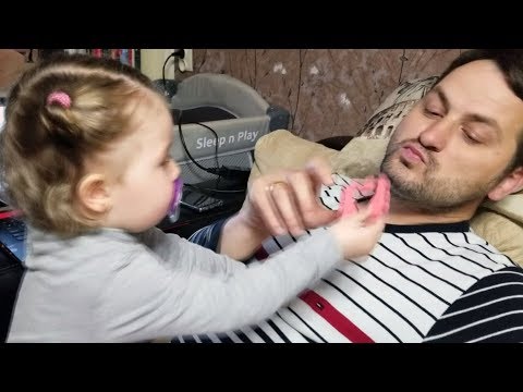 CUTE BABY Can't Stop LAUGHING at Dad - Cute Toddler Lile