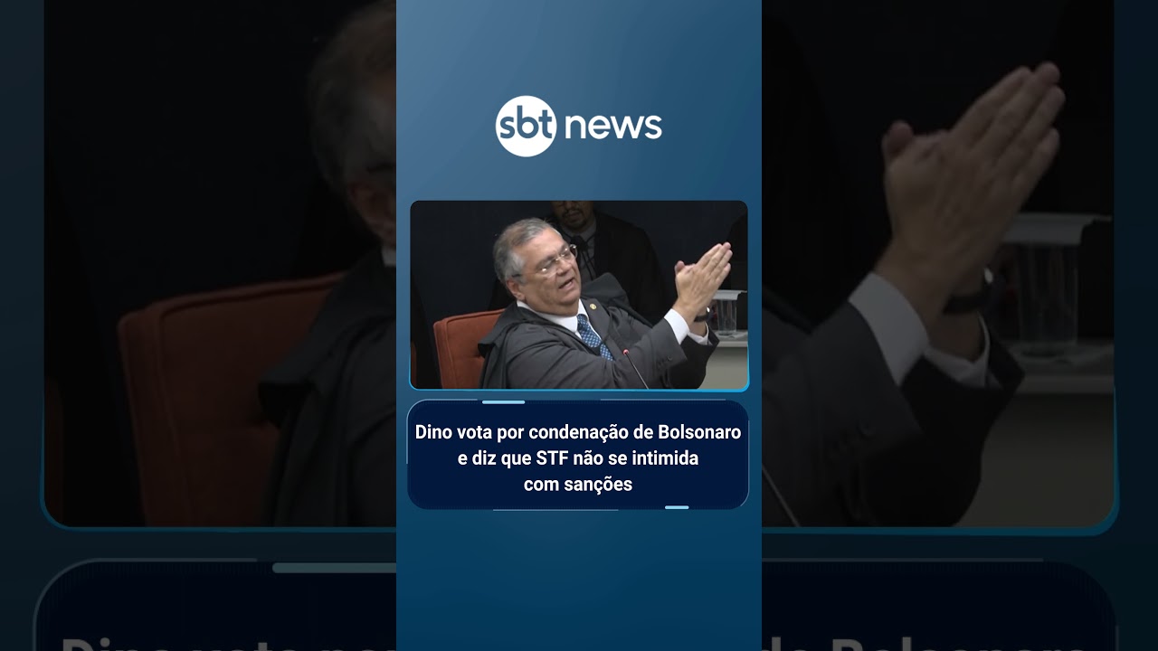 Dino vota pela condenação de Bolsonaro e 7 réus por tentativa de golpe de Estado