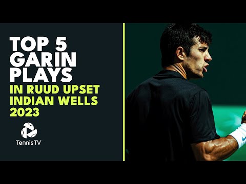 Top 5 Amazing Cristian Garin Plays in Win Over Ruud! | Indian Wells 2023