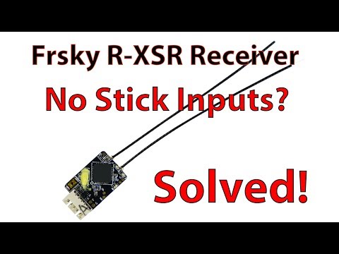 FrSky R-XSR Receiver: No stick input issue - Solved - UC47hngH_PCg0vTn3WpZPdtg