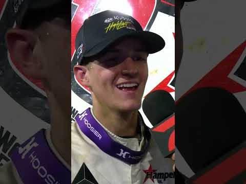 🏁 Ryan Timms can't believe that he's now a Knoxville and Tusky winner! #Kubota #HighLimitRacing - dirt track racing video image