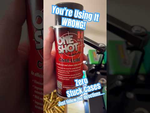 Hornady One Shot-The Most Misunderstood Case Lube on the Reloading Market #shorts #reloading