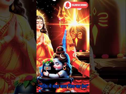 “भक्ति में बंधा बाल शिव का प्रेम”🕉🕉 #बालशिव #Shivling #shortvideo #shortsviral #shorts