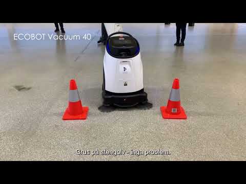 ECOBOT Vacuum 40 – mindre sopsugmaskin & borstvalsdammsugare & städrobot.